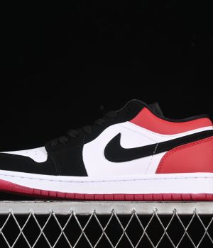 Air Jordan 1 Low White Black Gym Red
